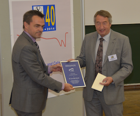 Attribution of the TAInstruments Industrial Research Award 2014 to Leon Olde Damink